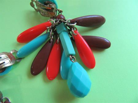 Vintage Western Germany Earrings Signed Jewelry