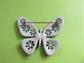 Mod Butterfly Pin 1960's Accessories Vintage Costume Jewelry 60's Jewelry Hippie