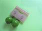 Vintage Mod Ball  Pierced Earrings Korea Old Store Stock Pink and Green Costume Jewelry Retro Accessories 60's Costume