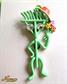 Vintage Anthropomorphic Rake Pin Google Eyes Nemo 