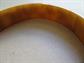 Bakelite Bangle Bracelet Peanut Butter Swirl Vintage Costume Jewelry Slightly Larger Wrist Fall Colors Earth Tones