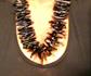 Genuine Black Coral Vintage Necklace Statement Large Tropical Tiki Tribal Island Beach beads Runway Hawaii Hawaiian