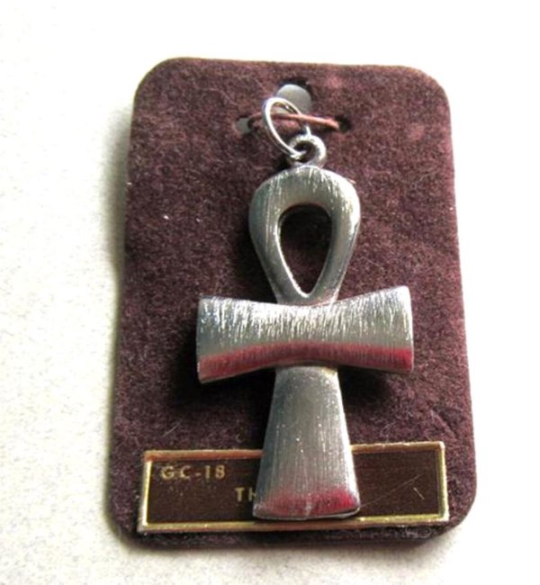 Vintage Ankh Peace Pendant Never Worn Original Card