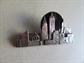 1980s New York City Skyline Sterling Silver Brooch Pin Onyx Moon Signed Great Falls Metal Works Fine Jewelry I Love NY