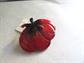 Vintage Enameled Coro Red Tomato Brooch Jean Jacket Pin Original Tag Signed Costume Jewelry Old Stock Veggies Nice Tomatoes!