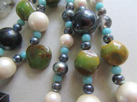 Vintage Bakelite Mix Necklace Restring 