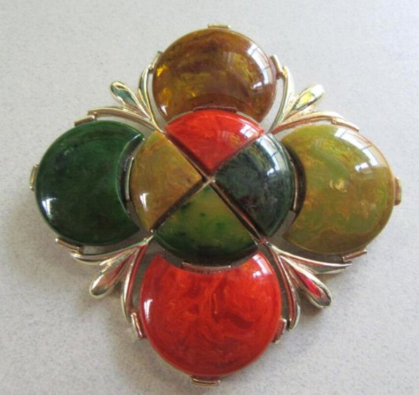 Vintage Multi Color Bakelite Piece Jewelry Making 