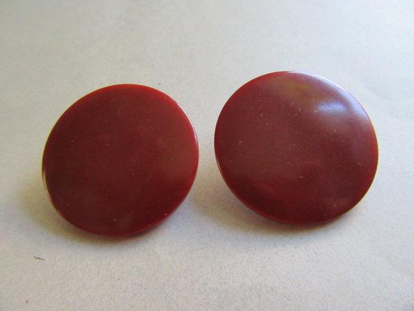Bakelite Pierced Earrings Vintage Jewelry 