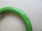 Bakelite Bangle Bracelet Grass Green Yellow Swirls Vintage Costume Jewelry