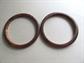 Bakelite Spacer Slice Bracelets Dark Peanut Butter Swirl Vintage Costume Jewelry Earth Colors