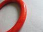 Vintage Genuine Bakelite Orange Spice Swirl Marbled Bangle Bracelet Bangles Costume Jewelry