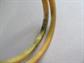 Bakelite Bangle Bracelet Set Spacers Mustard  Green Swirl Vintage Costume Jewelry Bangles