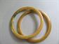 Bakelite Bangle Bracelet Set Spacers Mustard  Green Swirl Vintage Costume Jewelry Bangles