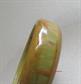 Genuine Bakelite Chunky Bangle Bracelet Olive Green Brown Swirls Vintage Costume Jewelry