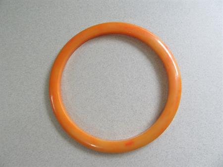 Bakelite Bangle Spacer Bracelet Tequila Sunrise Vintage Costume Jewelry Bangles Fall Colors Orange