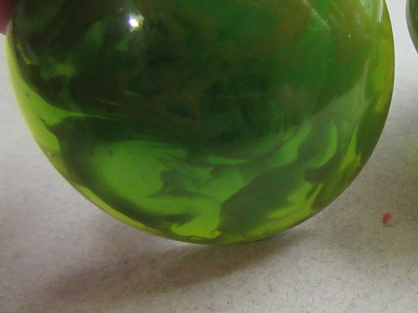 Bakelite Green Prystal Earrings Vintage Jewelry