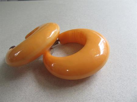 Bakelite Chunky Earrings Vintage  Jewelry