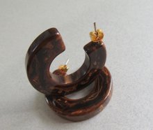 Bakelite Earrings Pierced Never Worn Mississippi Mud 