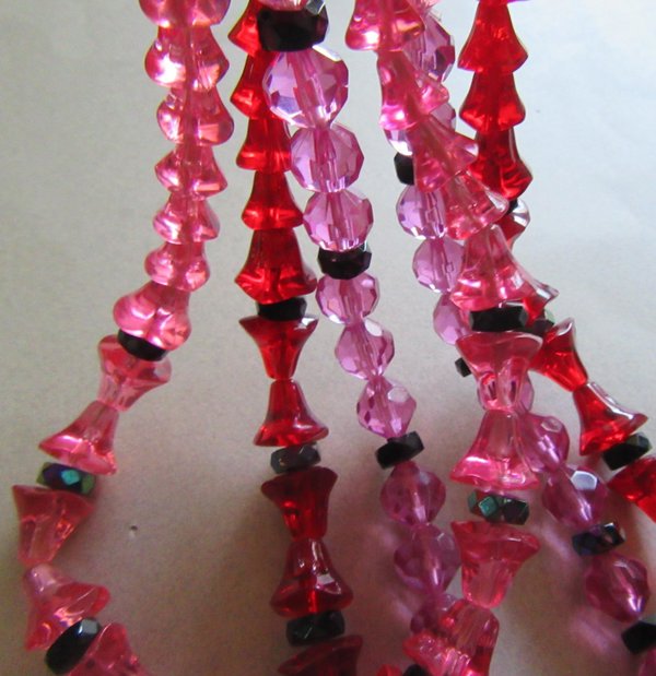 Western Germany Lucite Choker Necklace Vintage Jewelry