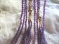 Genuine Amethyst Fresh Water Pearl Necklace Multi Strand 14kt Gold Clasp and Beads Fine Jewelry Mother's Day Gift Birthday