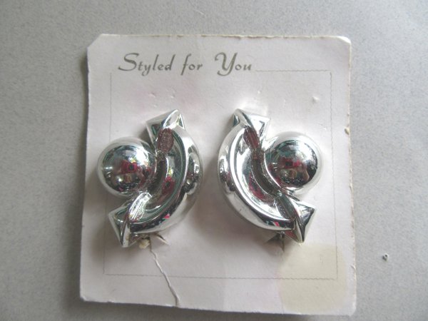 1950's Mid Century Earrings Vintage Jewelry