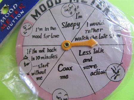 Vintage Mood Meter Pin Japan Never Used
