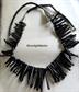 Massive Genuine Black Coral Necklace Tropical Hawaiian Aloha Vintage Costume Jewelry Tiki Beach Cruise