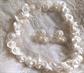 Vintage Seashell Choker Necklace Set 1950's Accessories