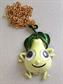 Vintage Anthropomorphic PearNecklace Google Eyes