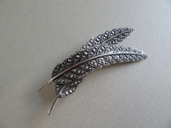 Vintage Germany Eloxal Pin Signed Jewelry 