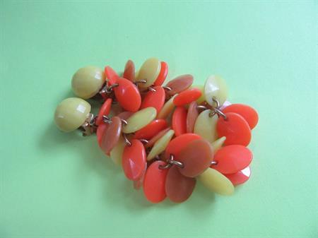 1960's Mod Earrings Hong Kong Vintage Jewelry