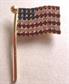 Rhinestone Flag Pin Vintage Jewelry Never Worn