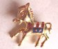 Vintage Donkey Pin Never Worn Democrat Dems Jewelry 