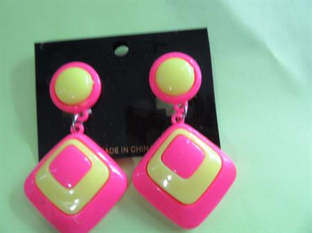 1980's  Earrings Color Choice Vintage Jewelry 
