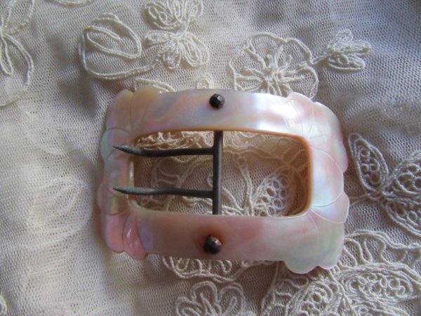 Antique Mother of Pearl Buckle