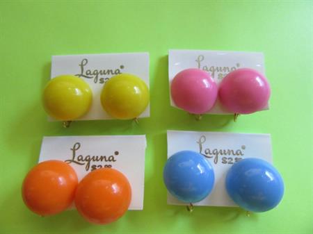 1960s Laguna Mod Earrings Vintage Jewelry