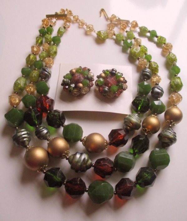 Vintage Western Germany Necklace Set 
