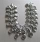 1950's Atomic Bracelet Mid Century MCM Silver Tone '50's  Accessories Vintage Costume Jewelry