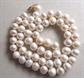 Genuine Pearl Necklace 14k Gold Clasp Restring Fine Jewelry