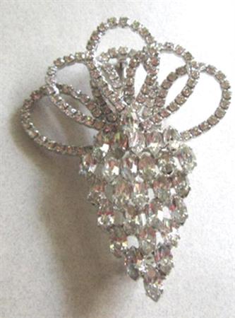 Vintage Rhinestone Pin Brilliant 