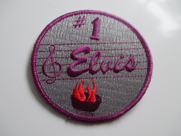 1970s Vintage Elvis Presley Patch Never Used Music Memorabilia