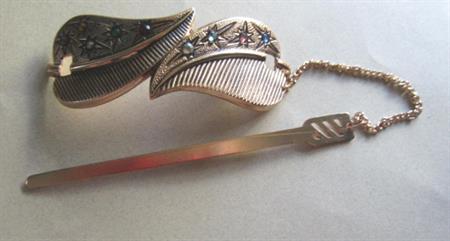 Vintage Rhinestone Hair Barrette Never Worn 