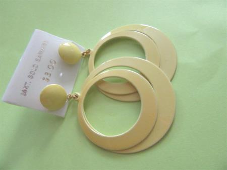 Mod 1960's Earrings Vintage Jewelry