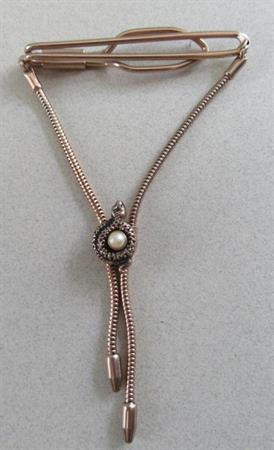 Vintage 1940's Snake Tie Bar Mens Vintage Jewelry