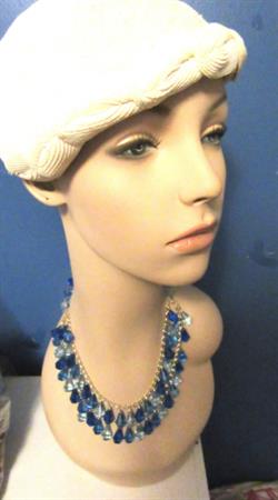 1960's Western Germany Lucite Necklace Signed Vintage Jewelry