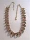 1950's Mid Century Modern Rhinestone Necklace MCM Vintage Costume Jewelry Mid