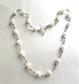 Genuine Pearl and Crystal Necklace Beads Fine Jewelry Wedding Prom Formal