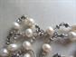 Genuine Pearl and Crystal Necklace Beads Fine Jewelry Wedding Prom Formal