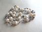 Genuine Pearl and Crystal Necklace Beads Fine Jewelry Wedding Prom Formal