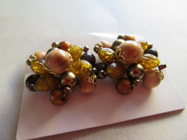 1950's Western Germany Earrings Vintage Jewelry